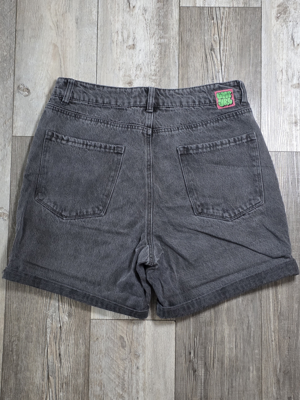 Empyre Women's Tori High-rise Loose & Baggy Denim Jean Shorts Sz 11